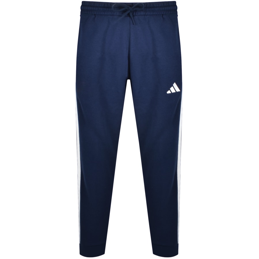 【着後レビューで 送料無料】 Sportswear adidas 3 Mainline | Blue Dark Joggers Stripes ウォーキング・ランニングウェア